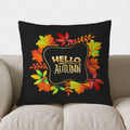Axyaa Autumn Pumpkins Pattern Pillow Cover for Sofa Bedroom Car