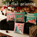 Axyaa Holiday Pillow Covers: Festive Decor for Sofa, Bedroom, Car