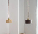 Axyaa Butterfly Ceramic Copper LED Pendant Lamp - Modern Nordic Hanglamp