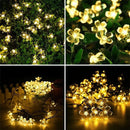 Axyaa Cherry Blossom Solar String Lights: Outdoor Garden Patio Decoration