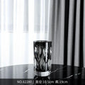 Axyaa Crystal Clear Glass Vase for High-End Flower Arrangements