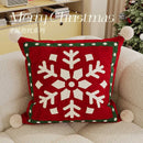 Axyaa Red Christmas Sofa Cushion - Limited Edition Festive Living Room Decor