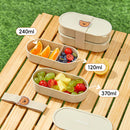 Axyaa Double Layer Plastic Lunch Box with Sealed Lid