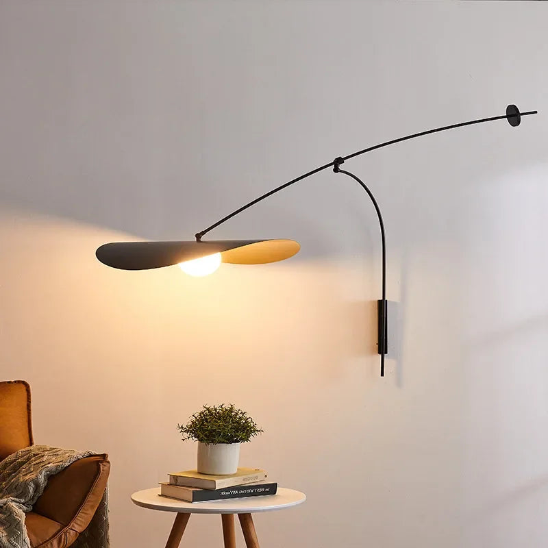 Axyaa Scandinavian Design Adjustable Wall Lamp for Living Room Study Bedroom