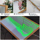 Axyaa 3D Cat Tunnel Neon Light Mirror Frame for Living Room Wall Art