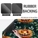 Axyaa Halloween Head Kitchen Absorbent Mat - Antiskid & Quick Dry Dish Drying Mat