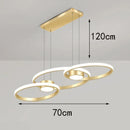Axyaa Nordic Dining Pendant Lights for Indoor Living Room Chandelier