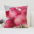 Axyaa Velvet Floral Pillow Covers for Home Decor and Sofa, 50x50 Throw Pillowcases