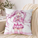 Axyaa Hatsune Miku Cushion Cover Set - Anime Fall Decor 45x45cm