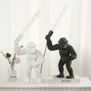 Axya Resin Monkey Table Lamp for Modern Living Room and Bedroom Decor