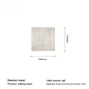 Axyaa Square LED Wall Sconce Light for Minimalist Home Decor