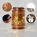 Axyaa Solar Hummingbird Lantern: Metal Outdoor Garden Lights with Weatherproof LED