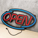 Axyaa Neon Open LED Sign RGB Multicolor Ultra Brightness Store Display