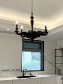 Axyaa Gothic Style LED Chandelier for Elegant Living Room Decor