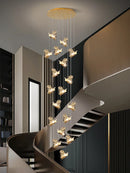 Axyaa Luxury Crystal Chandelier Pendant Lights