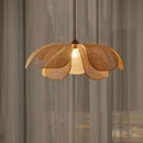 Axyaa Rattan Flower Chandelier for Home Décor