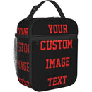Axyaa Insulated Thermal Lunch Bag: Personalized Bento Tote with Photo & Text