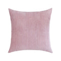 Axyaa Soft Corduroy Cushion Cover Striped Throw Pillow Case for Home Decor