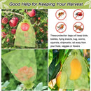 Axyaa Fruit Protection Grow Bags 100Pcs: Reusable Drawstring Pest Barrier for Garden Vegetables