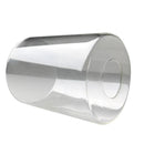 Axyaa Clear Glass Cylinder Lamp Shade for E27 Chandelier Table Wall Vanity Lamp