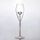 Axyaa 3D Clear Diamond Glass: Red Wine Glass Cup, Champagne Flute Goblet - Home Gift