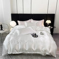 Axyaa Ice Silk Quilt Cover & Pillowcase Set - Summer Smoothness, Naked Sleep Quality