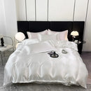 Axyaa Ice Silk Quilt Cover & Pillowcase Set - Summer Smoothness, Naked Sleep Quality
