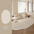 Axyaa Plush Cream Bedroom Rug: Soft Fluffy Carpet for Living Room & Bedside