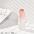 Nordic Pink Plastic Vase by Axyaa - Modern Home Decor & Floral Storage