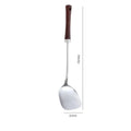 Axyaa Stainless Steel Kitchen Utensil Set - Soup Spoon, Colander, Spatula, Frying Shovel