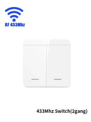 Axyaa Smart WiFi Switch 2-Way Control Panel with RF433MHz Wireless & Voice Control