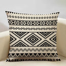 Axyaa Geometric Aztec Boho 45x45cm Linen Pillowcase for Home Sofa Decor