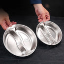 Axyaa Stainless Steel Steaming Plate with Handle for Rice Cooker and Household Steaming