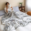 Axyaa Bamboo Fiber Summer Cool Quilt & Gauze Towel Set