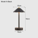 Axyaa LED Pleated Table Lamp: Touch Tricolor Dimmable Night Light