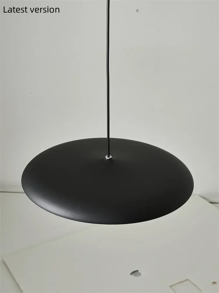 Axyaa Round Metal UFO Pendant Light: Modern Art Design for Home Decor