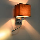Axyaa Japanese Style LED Wall Lamp for Living Room Bedroom Hotel Hallway