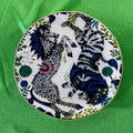 Axyaa Floral Ceramic Coffee Cups Irregular Plates Set Milk Tea Dessert Mugs Plates