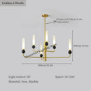 Axyaa Modern Luxury LED Ceiling Chandelier for Home Decor