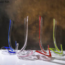 Axya Serpentine Glass Wine Decanter Cocktail Shaker Barware Kit