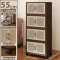 Axyaa Portable Folding Wardrobe with Lockable Wheels & Large Storage Capacity