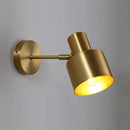 Axyaa Nordic Mirror Brass Wall Lamp LED Lighting for Bedside, Bathroom, Cloakroom