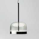 Axyaa Modern Glass Pendant Lamp LED Hanging Light for Dining Room & Bedroom