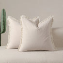 Axyaa Simple Light Luxury Solid Color Cushion Cover 50x50 Home and Sofa Decor
