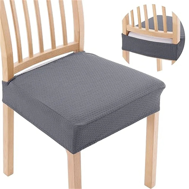 Axyaa Waterproof Stretch Jacquard Dining Chair Cover Set