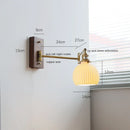 Axyaa Modern Rotating Wall Lamp Sconce LED Light for Bedroom Living Room