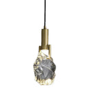 Axyaa Crystal Art Pendant Light for Modern Minimalist Decor in Bedroom, Living Room