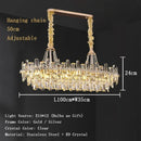 Axyaa Crystal LED Ceiling Chandeliers for Elegant Home Lighting