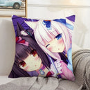 Axyaa Kawaii Cushion Cover 45 × 45: Decorative Pillowcase for Home, Car, Bed - 50x50 Size
