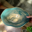 Modern Glass Fruit Bowl by Axyaa: Chic Living Room Decor & Practical Fruit Storage